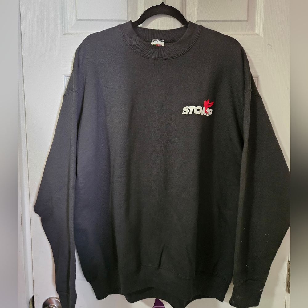 Vintage 1996-1997 america tour STOMP sweatshirt fruit by the loom XL